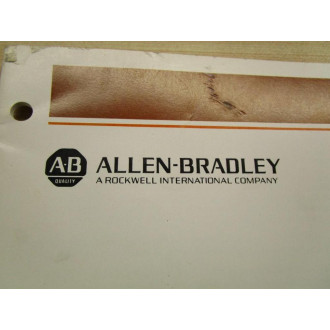 Allen Bradley 133449 Installation & Instruction Manual 1395 - Used