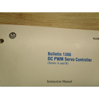 Allen Bradley 135729 Manual DC PWM Servo Controller - Used