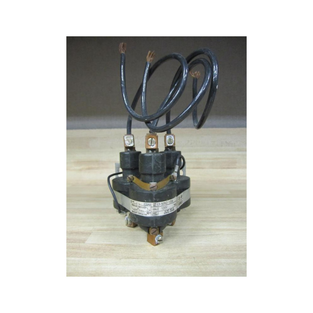Switches 3 50NO-120A Contactor 3 50N0-120A - Used