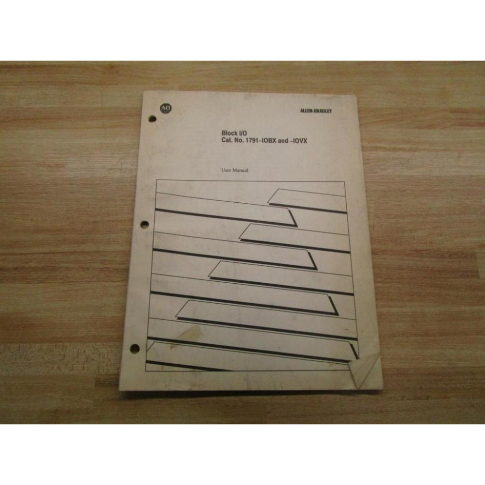 Allen Bradley 955113-95 User Manual 1791-IOBX And -10VX - Used