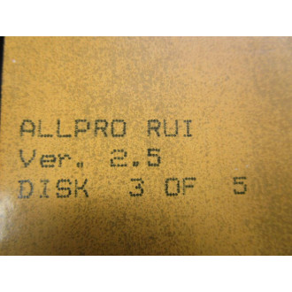 Logical RUI Software Disk Set Version:2.5 - Used