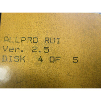 Logical RUI Software Disk Set Version:2.5 - Used