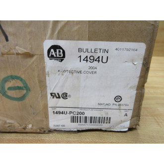 Allen Bradley 1494U-PC200 Protective Cover 1494UPC200