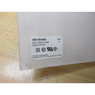 Allen Bradley 1494U-PC200 Protective Cover 1494UPC200