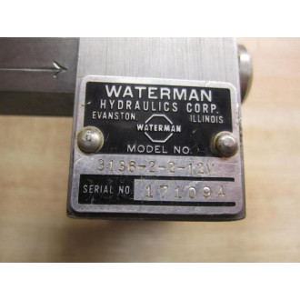 Waterman 3136-2-2-12V Manifold With Cylinder - Used