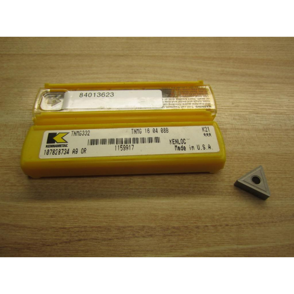 Kennametal TNMG332 K21 Insert TNMG 16 04 08B (Pack of 10)