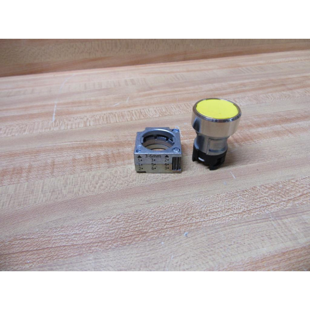 Siemens 3SB3 500-0AA31 Yellow 3SB35000AA31 wBase - New No Box