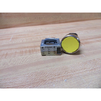 Siemens 3SB3 500-0AA31 Yellow 3SB35000AA31 wBase - New No Box