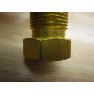 Western Enterprises 92 Regulator Inlet Hex Nut CGA 580 (Pack of 3)