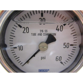 Wika 9831873 Pressure Gauge  0-60 PSI - New No Box