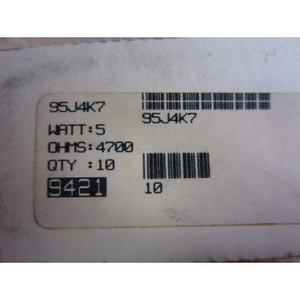 Ohmite 95J4K7 Resistor (Pack of 10)