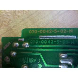 Panalarm 070-0042-3-05-B Alarm Card 70-AR1 - Used