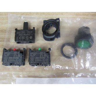 Allen Bradley 800FP-LF3PN5GX11 Green Push Button 800FPLF3PN5GX11