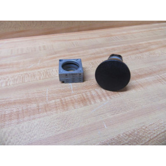Siemens 3SB3 500-1GA11 Black Button 3SB35001GA11 wBase - New No Box