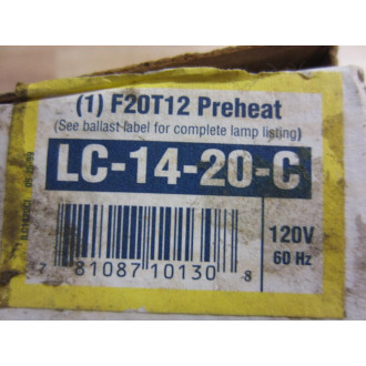 Advance Transformer LC-14-20-C Ballast LC1420C