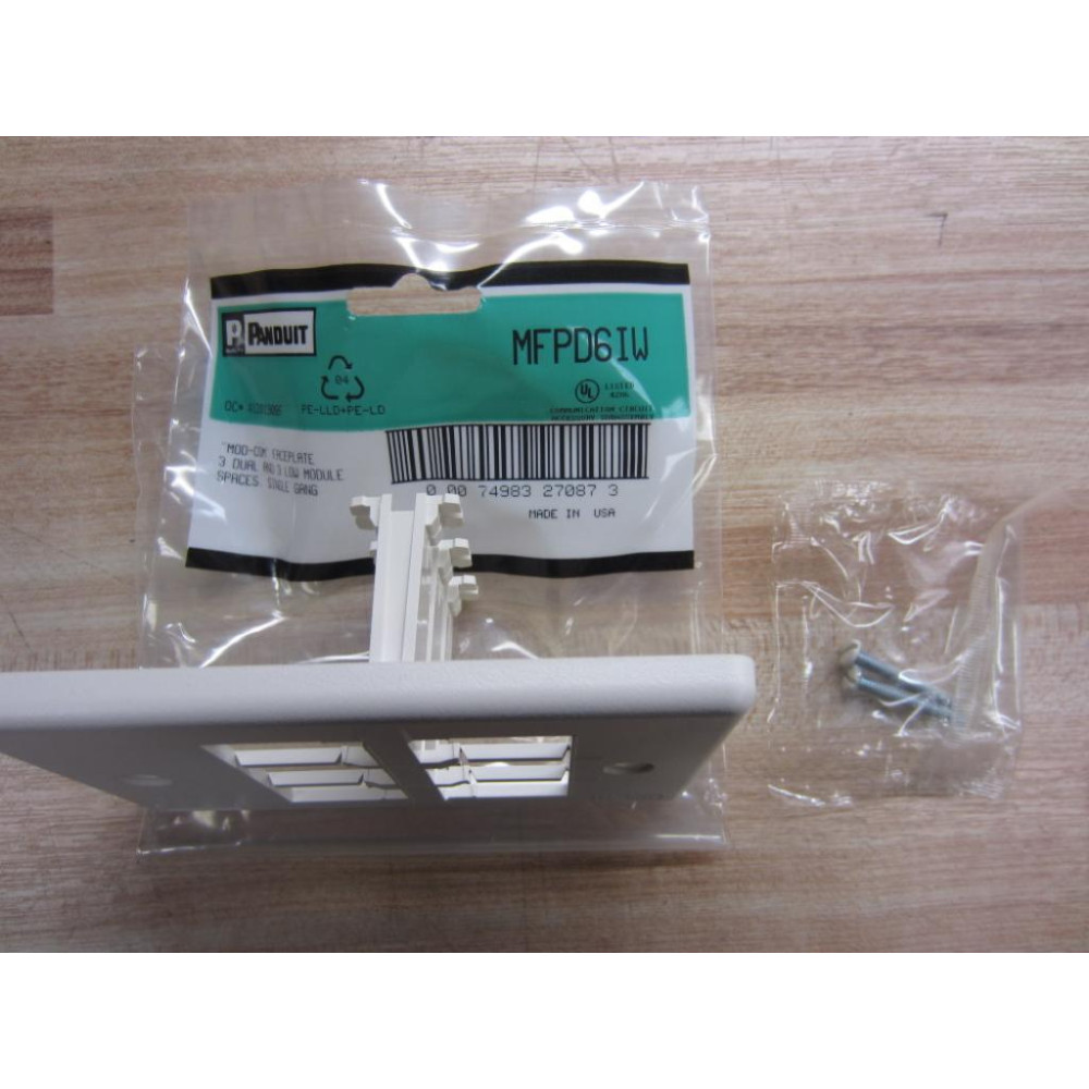 Panduit MFPD6IW Faceplate