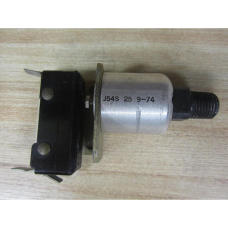 United Electric Controls J54S Pressure Switch J54S25 - Used