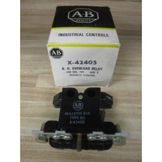 Allen Bradley X-42405 Overload Relay X42405