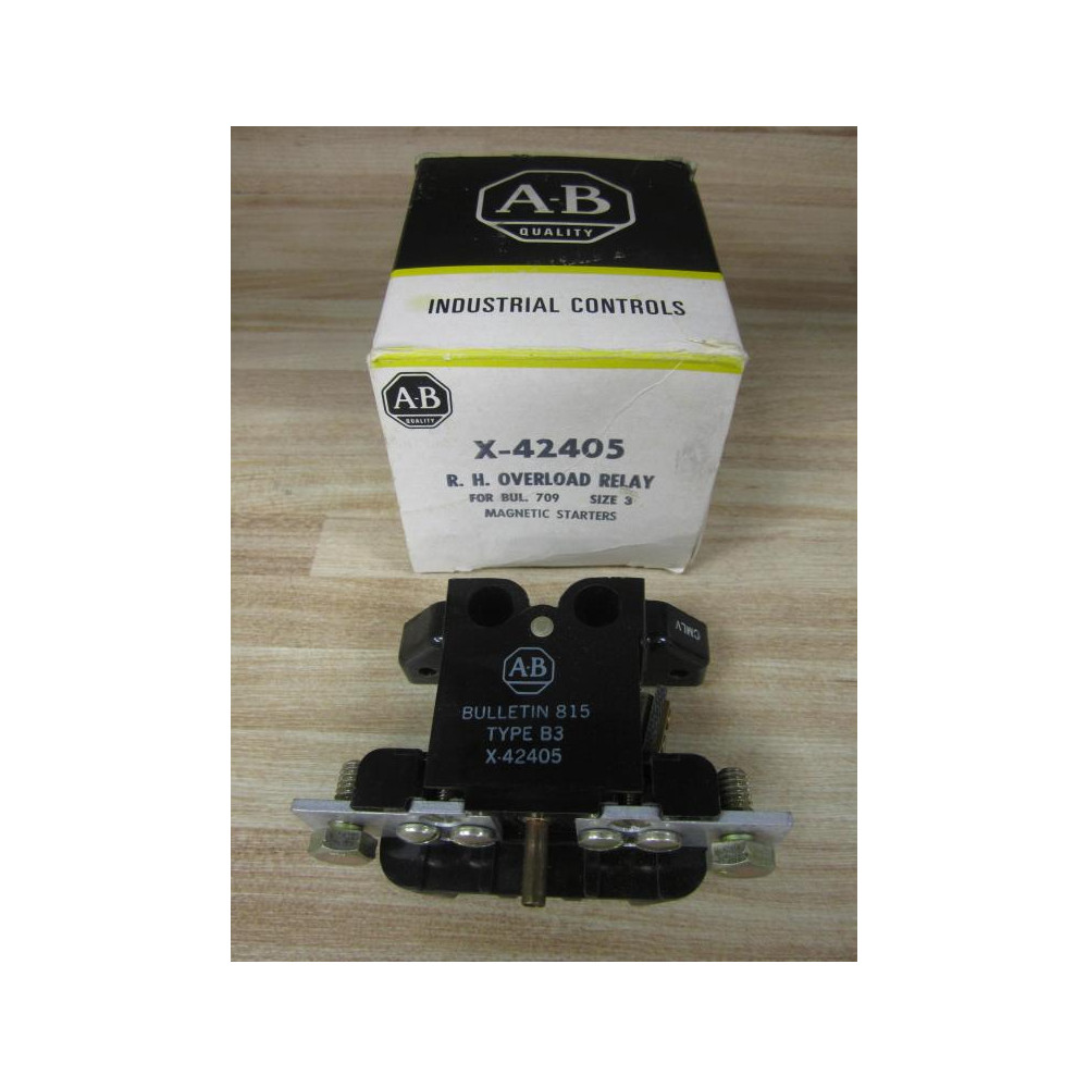 Allen Bradley X-42405 Overload Relay X42405