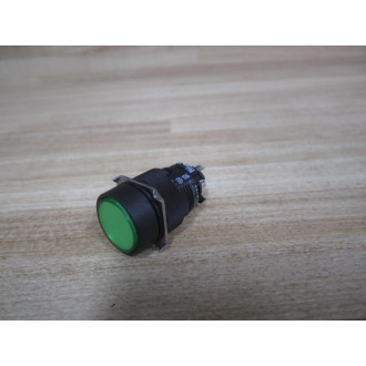 Omron M2GT-7001-3 Push Button Switch M2GT70013 Green - Used