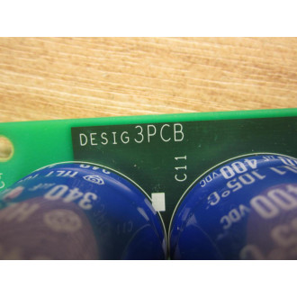 Yaskawa Electric DESIG3PCB AC Drive Capacitor Card 3 Capacitors - Used