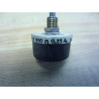 Ohmite 0114A Rheostat Model E 200Ω