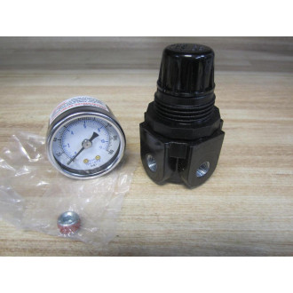 Arrow Pneumatics R161G Mini Regulator WGauge