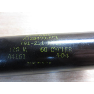 Sprague 8128403-AC1 Capacitor 110V 191-231 MFD - Used