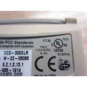 Inpath CCD-300XLR Barcode Reader CCD300XLR - Used