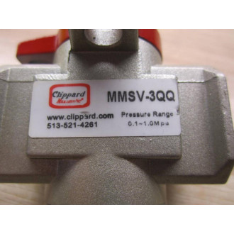 Clippard MMSV-3QQ Pressure Relief Valve WLock Out MMSC3QQ - New No Box