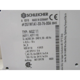 Schleicher NGZ11 Timing Relay