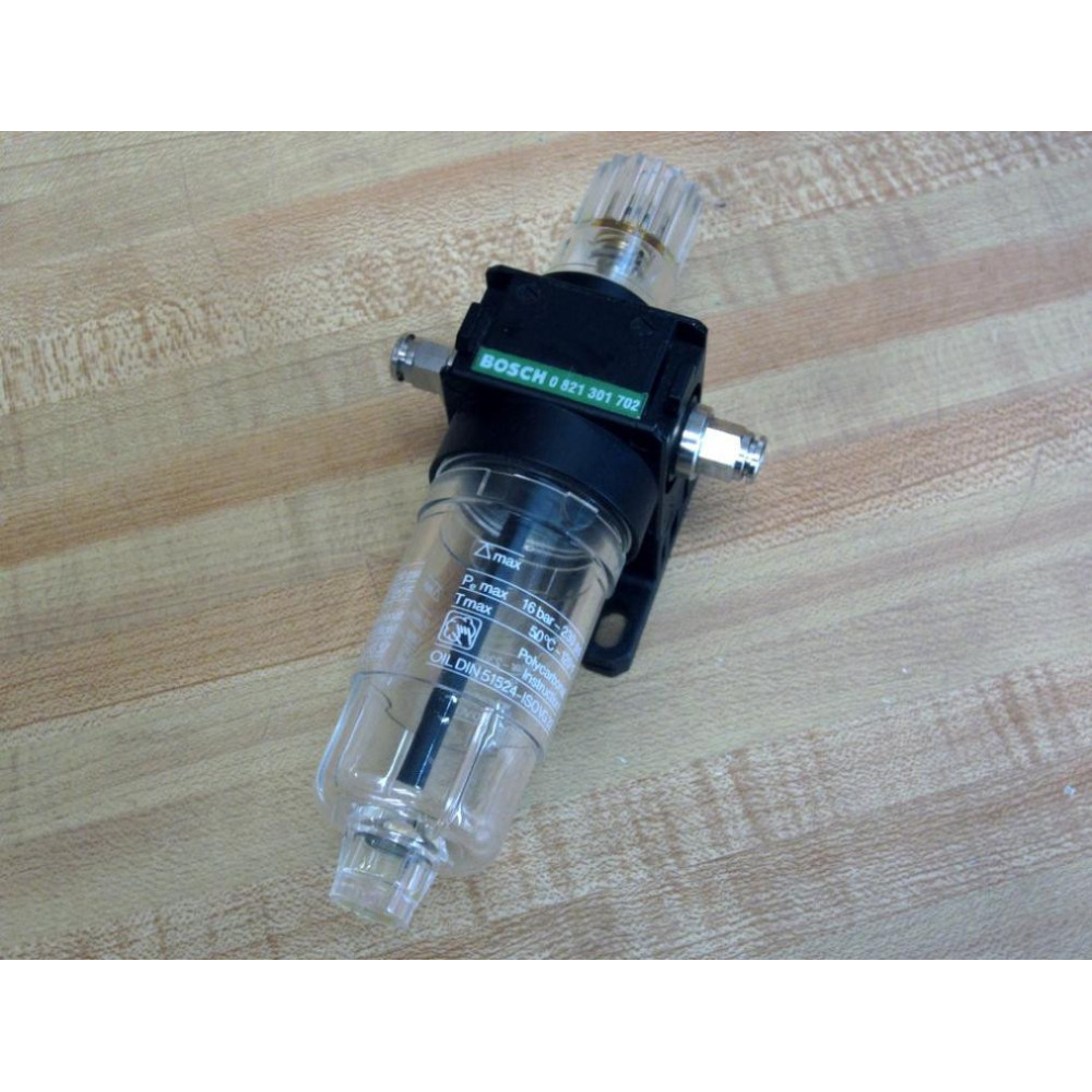 Bosch Rexroth 0821301702 Filter Lubricator OILDIN51524-ISOVG32 - New No Box Bosch Rexroth 0821301702 Filter Lubricator OILDIN51524-ISOVG32 - New No Box