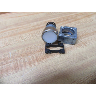 Siemens 3SB3500-0AA61 Furnas White Push Button (Pack of 4) - Used