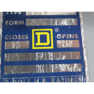 Square D 9013-ASG-8 Pressure Switch 9013ASG8 - Used