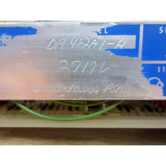 Dynisco DR 482 A1 Pressure Controller PSIX10 - Used
