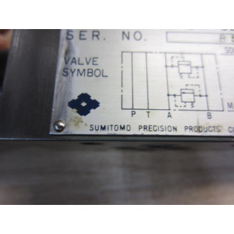 Sumitomo SPBM-02AB Brake Valve SPBM02AB - Used
