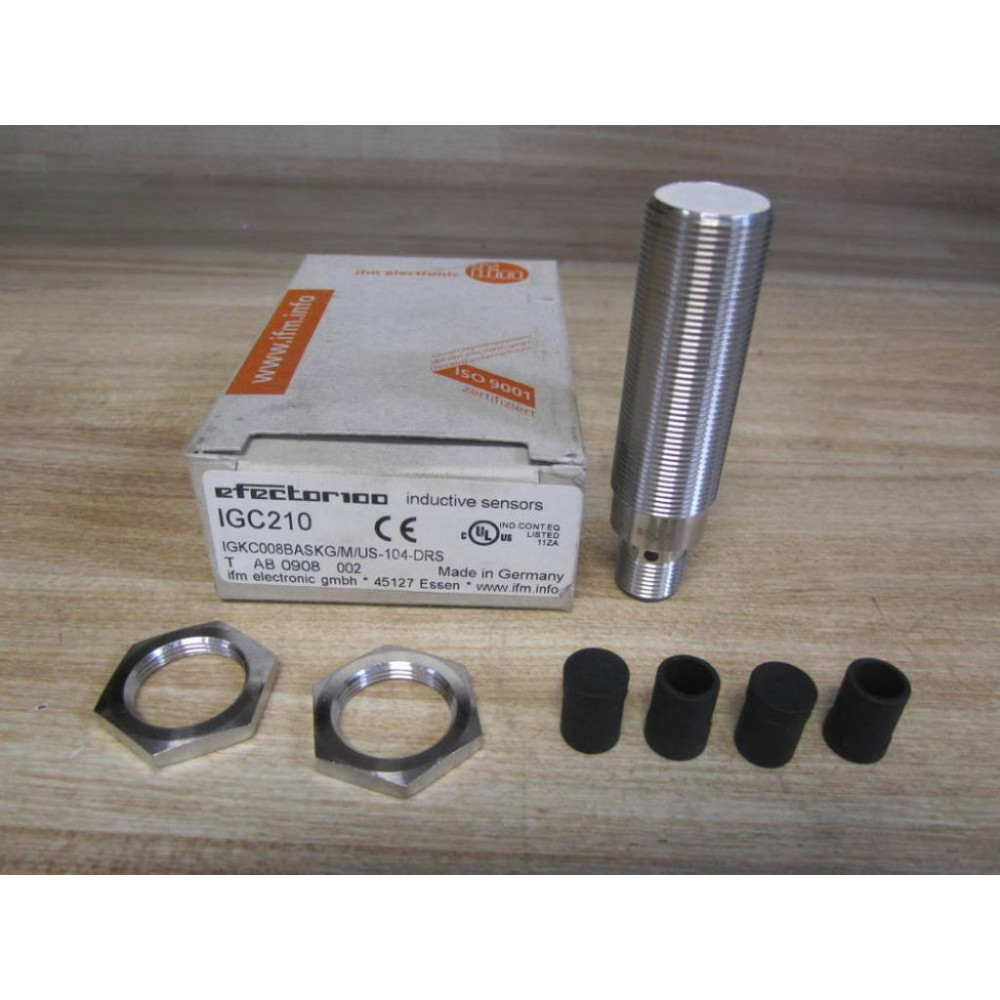 IFM IGKC008BASKGMUS-104-DRS2LED Sensor IGC210 WO Label-Alt.Hardware
