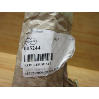 Korber 005244 Reducer Shaft
