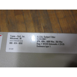 TCI KLCUL35A1 KLC Output Filter