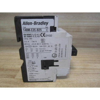 Allen Bradley 140M-C2E-B25 Circuit Breaker 140MC2EB25 140M-C-AFA10 - New No Box