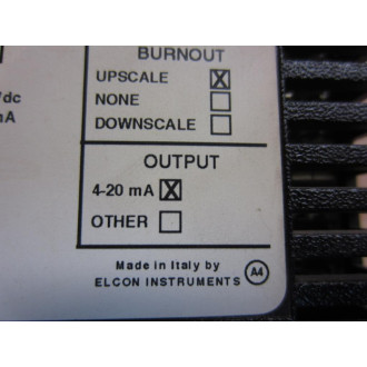 Elcon 1072-D-3-6666-AA Isolated Signal Converter 1072D36666AA - Used