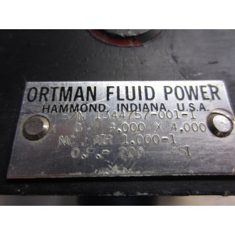 Ortman Fluid Power A G 4.000 X 4.000 Cylinder AG4000X4000 - New No Box