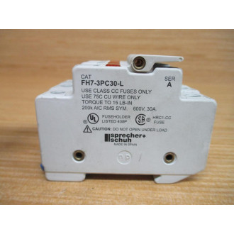 Sprecher + Schuh FH7-3PC30-L Fuse Holder FH73PC30L (Pack of 2) - Used