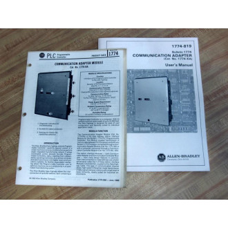 Allen Bradley 1771-KA Communication Adapter Module 1771KA Ser.A, FW Rev G