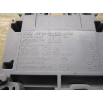 Entrelec 5120 Terminal Block (Pack of 14) - New No Box