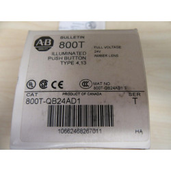 Allen Bradley 800T-QB24AD1 Button 800TQB24AD1 W800T-XA