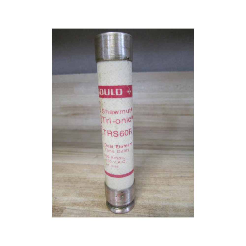 Gould Shawmut Ferraz TRS60R Fuse Cross Ref 4YZN3 (Pack of 9) - Used