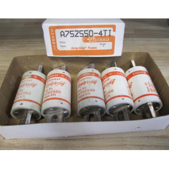 Gould Shawmut Ferraz A75Z550 Fuse A75Z550-4TI Amp Trap (Pack of 5)
