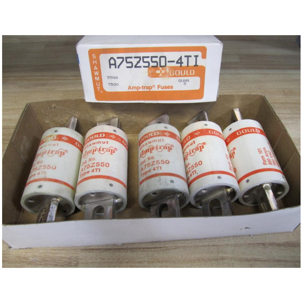 Gould Shawmut Ferraz A75Z550 Fuse A75Z550-4TI Amp Trap (Pack of 5)