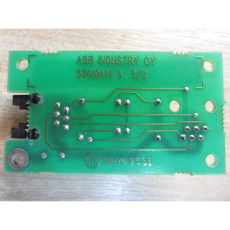 ABB 58914444 NDPI-02  Connector Bd 57619414 W1 RJ Port - Used